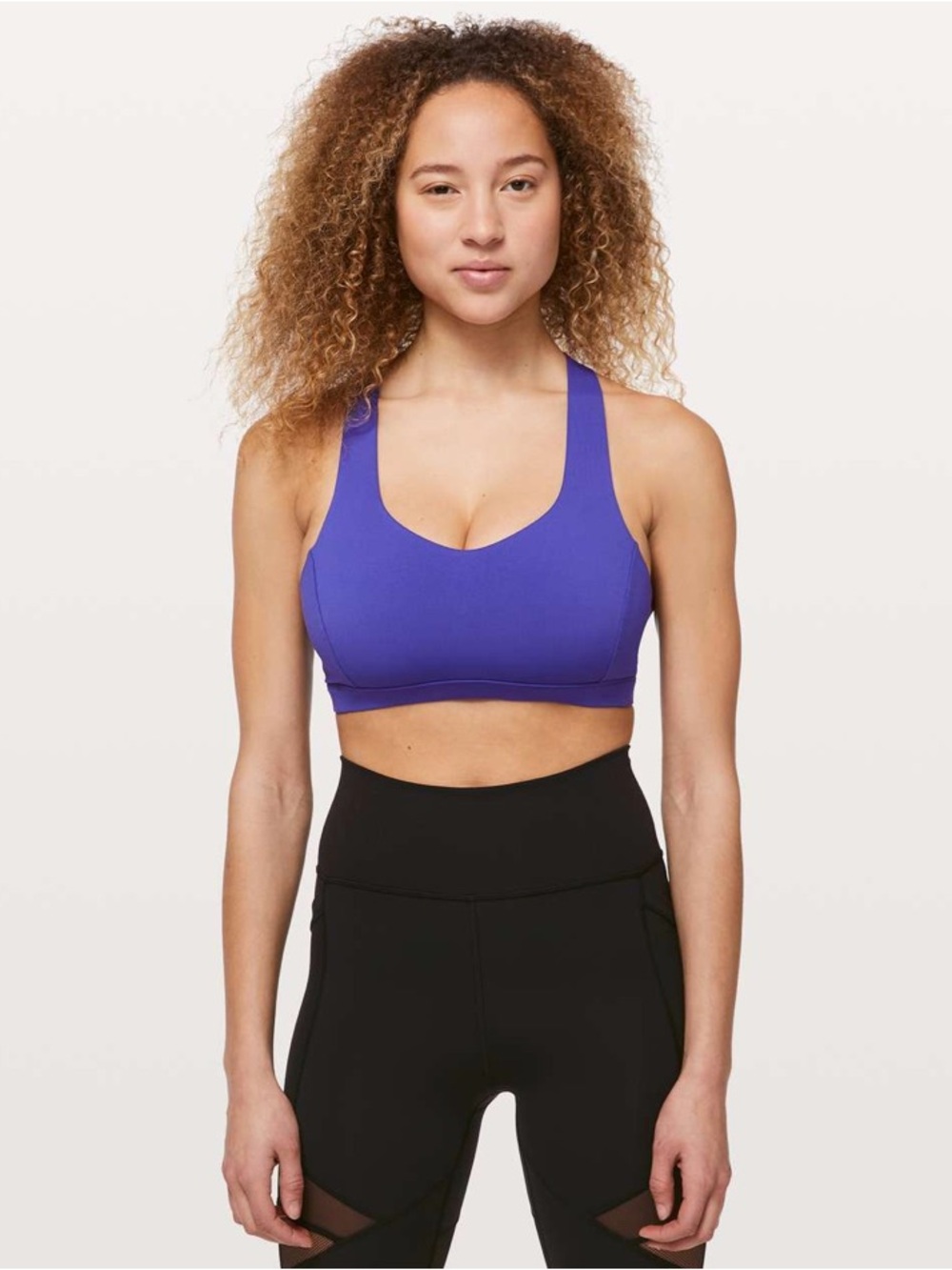 Lululemon Free To Be Serene Bra Super Purple Size 4